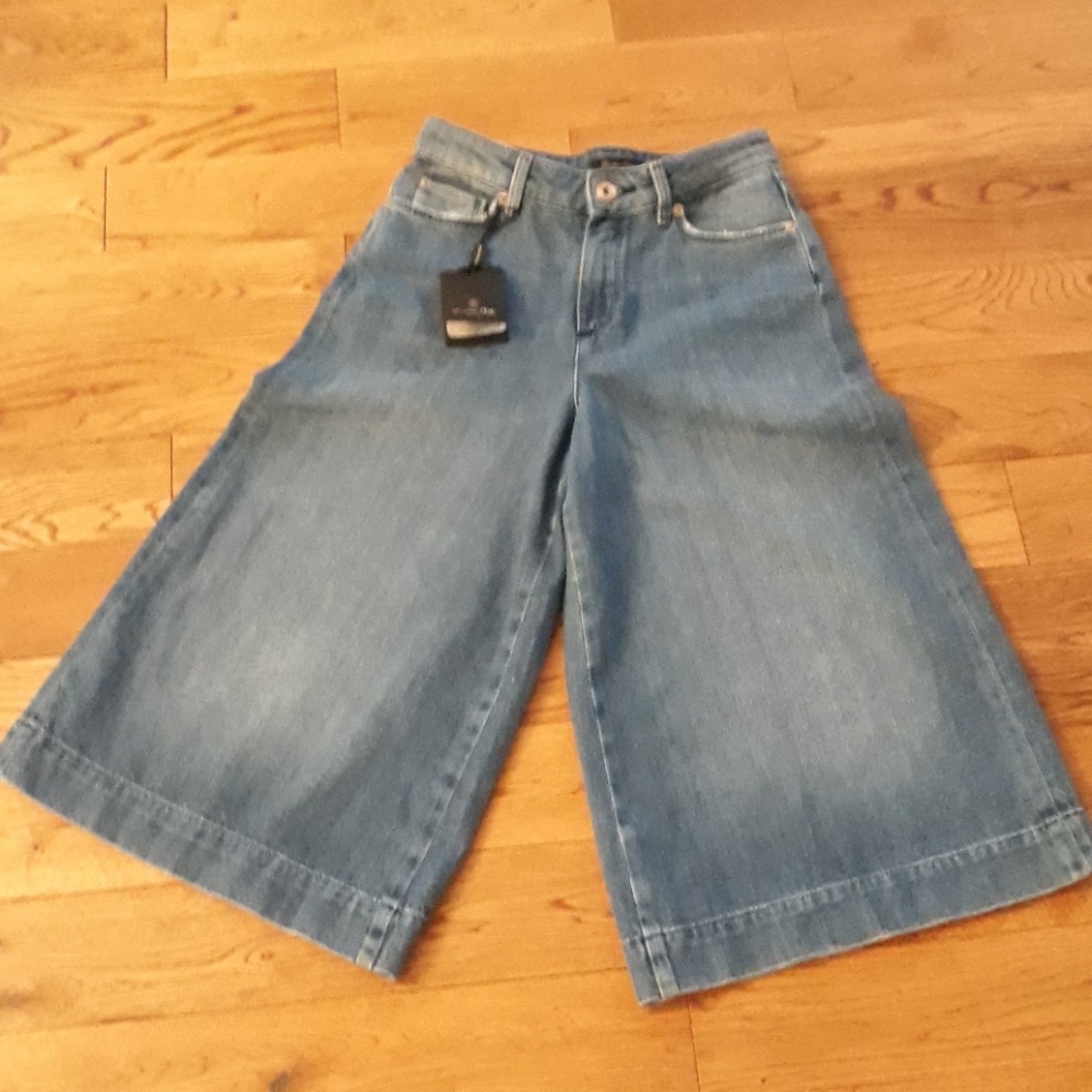 Massimo Dutti Gauchos High Waist Culottes Pants Shorts 0/2